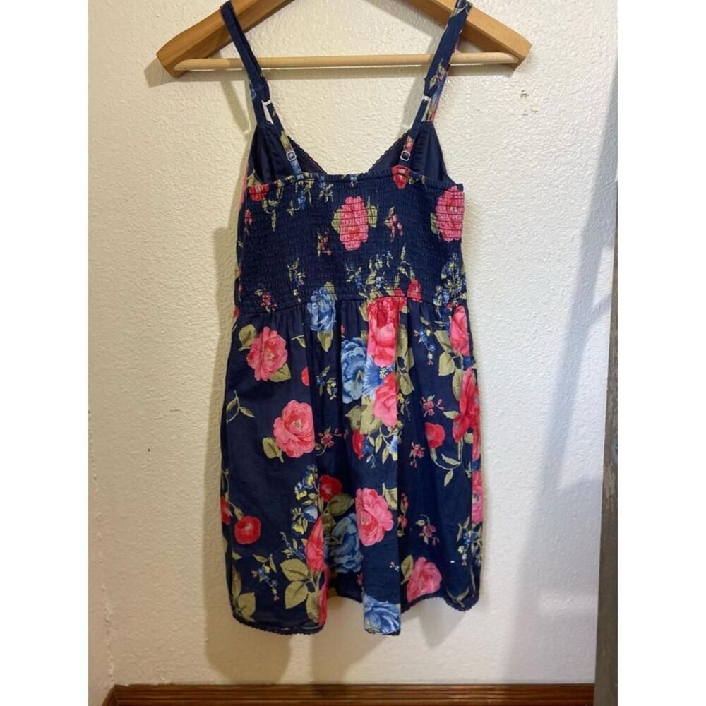 Abercrombie Kids Sweetheart Skater Dress Navy Floral Size XL - Picture 5 of 8